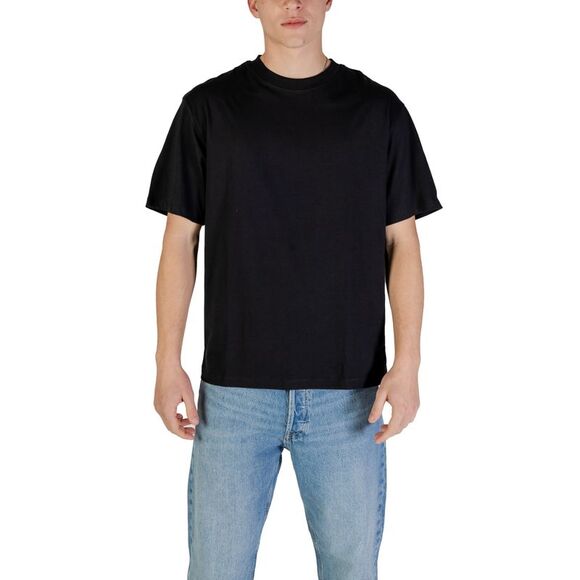 Jack & Jones Short Sleeve Crew Neck Tee Men black Shirts